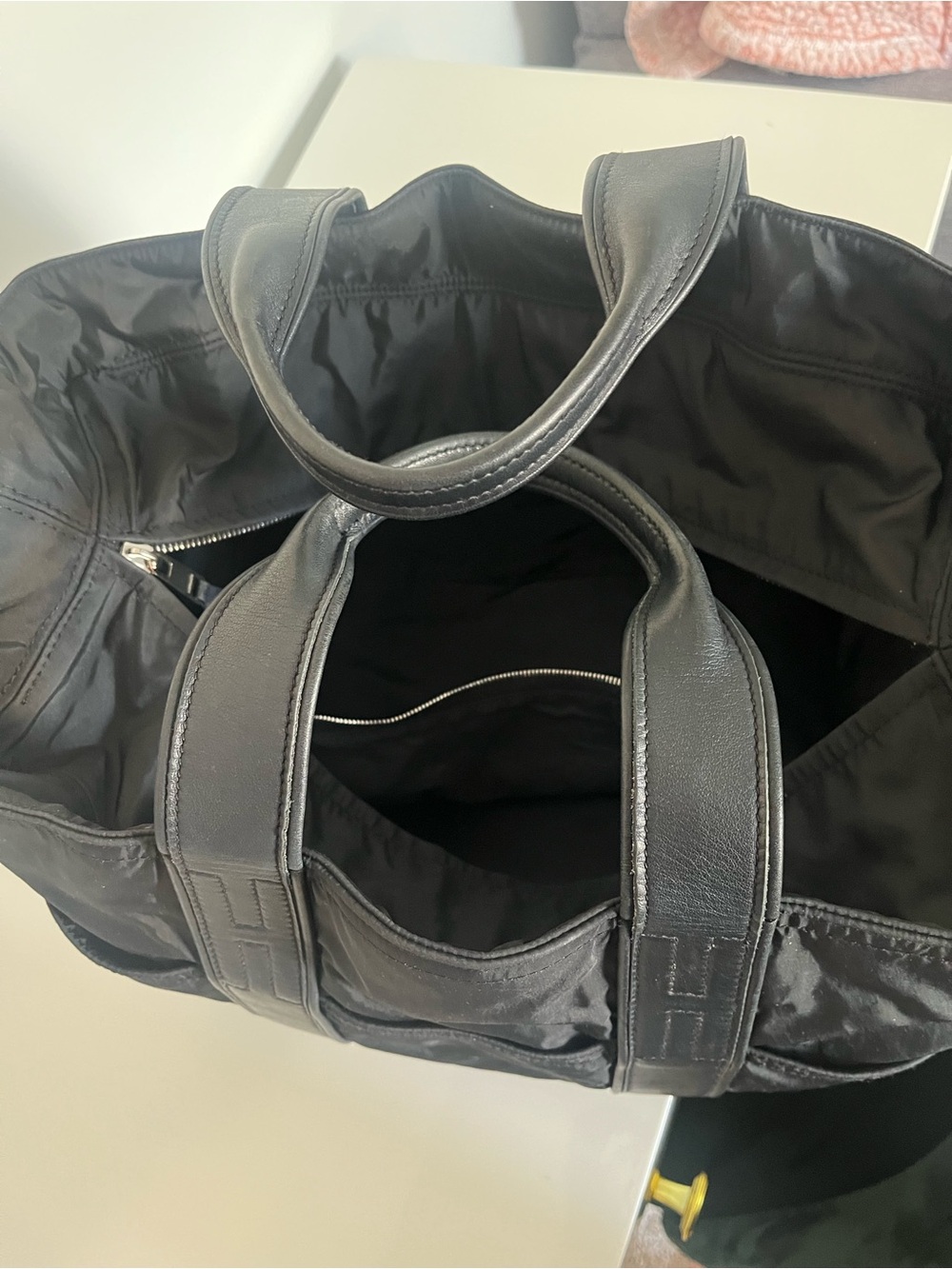 Hermes Alcapulco MM black tote bag 1990s-2000 - Picture 2 of 16